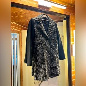 Marc New York Andrew Marc black tweed jacket